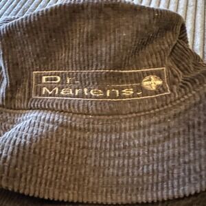 Vintage Dr. Martens Hat Mens Large Corduroy Bucket Embroidered Logo 90s Y2K